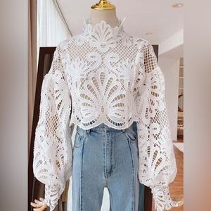 Embroidered top